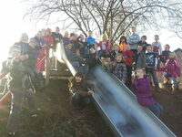 an der Rutsche